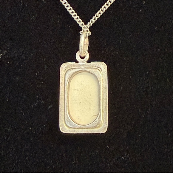 Beautiful vintage Delft Blue Windmill tile pendant necklace - Picture 3 of 4